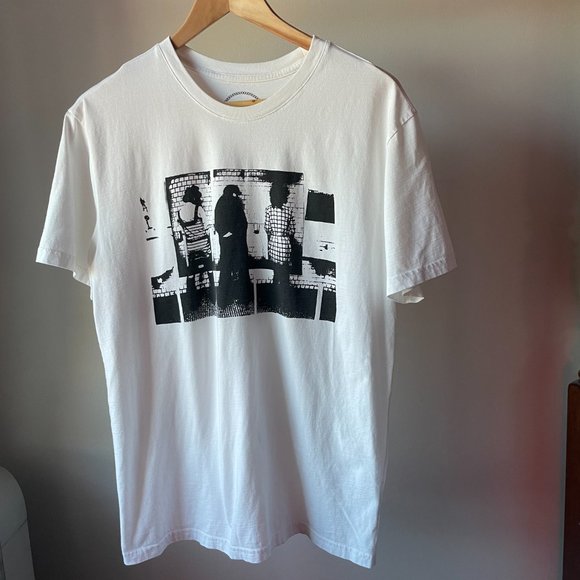 White & Black Death to Tennis Graphic Short-Sleeve T shirt - Picture 2 of 6